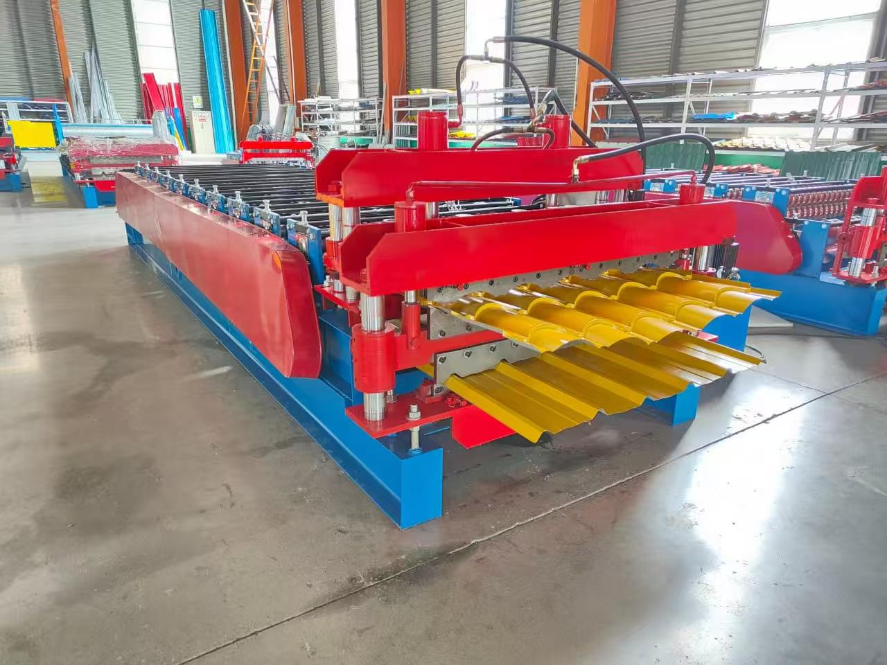 Tile press machine